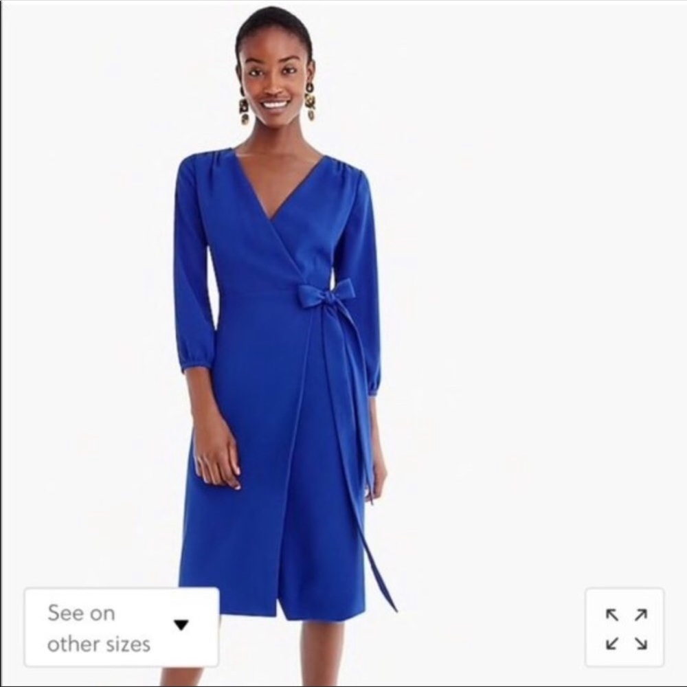 J. Crew Wrap Dress 365 Crepe